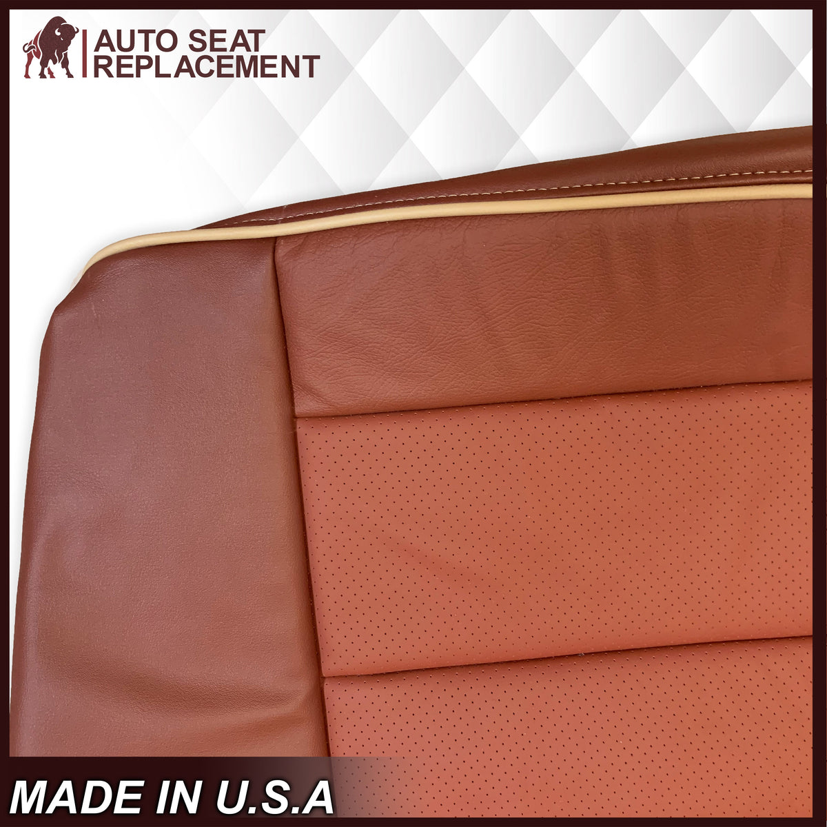 2009-2014 Ford F150 Second (2nd) Row 60/40 King Ranch Leather Replacement Seat Covers