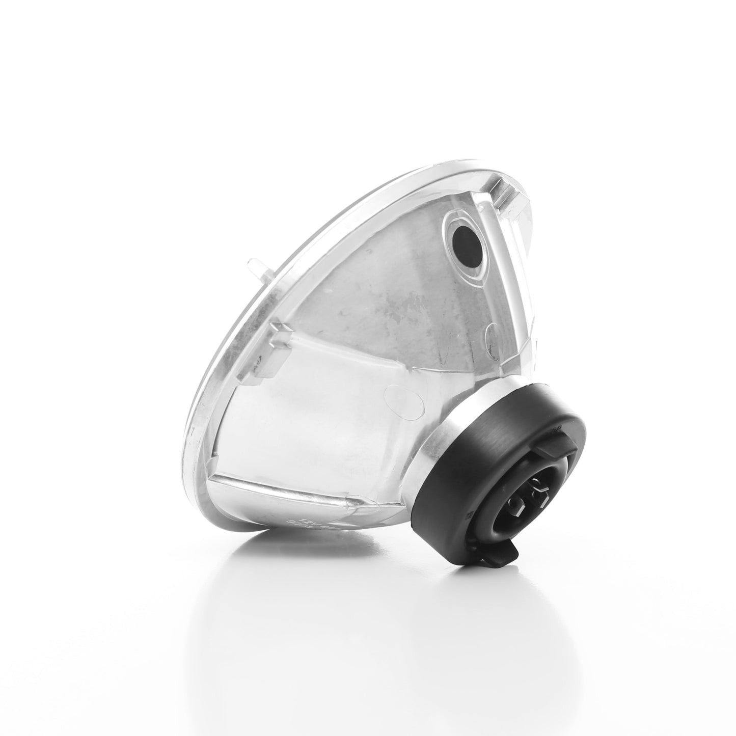 KC Hilites 7 In Headlight - H4 Halogen - Single Headlight - SAE/ECE - 55W/60W Driving Beam - Universal / 97-06 Jeep TJ