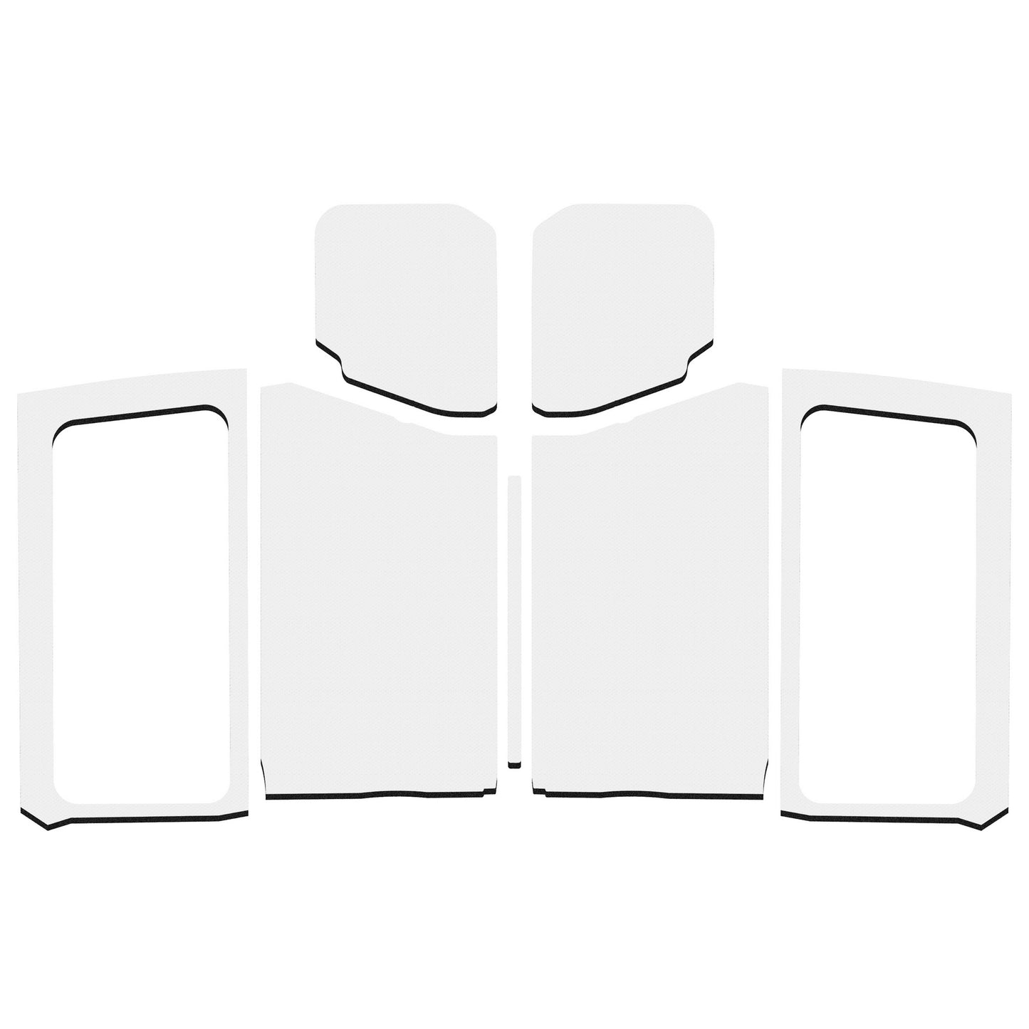 DEI 50281 Wrangler JL 2-Door White Original Finish Complete Headliner Kit 050281