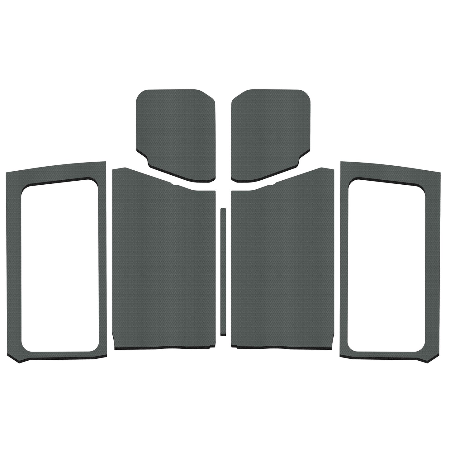 DEI 50282 Wrangler JL 2-Door Gray Original Finish Complete Headliner Kit 050282