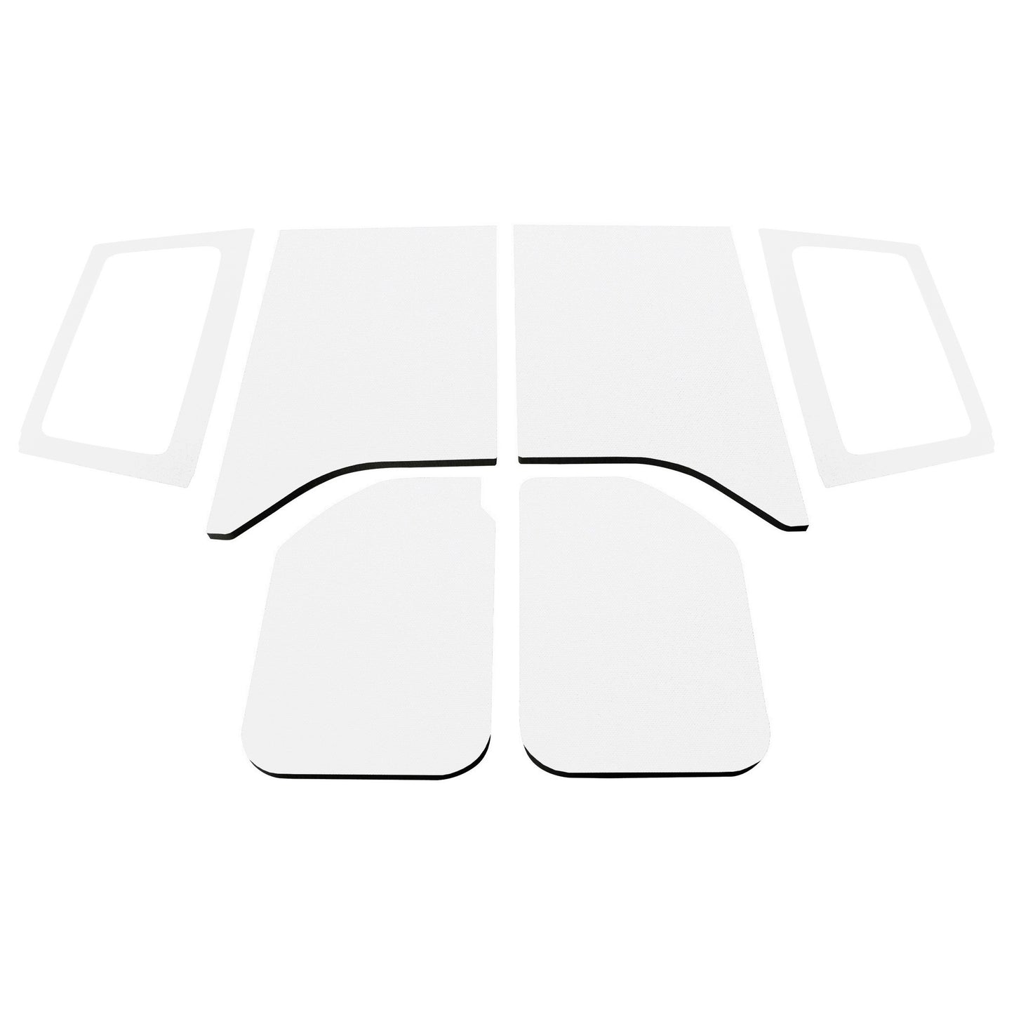 DEI 50287 '11-'18 Wrangler JK 2-Door White Original Finish Complete Headliner Kit 050287