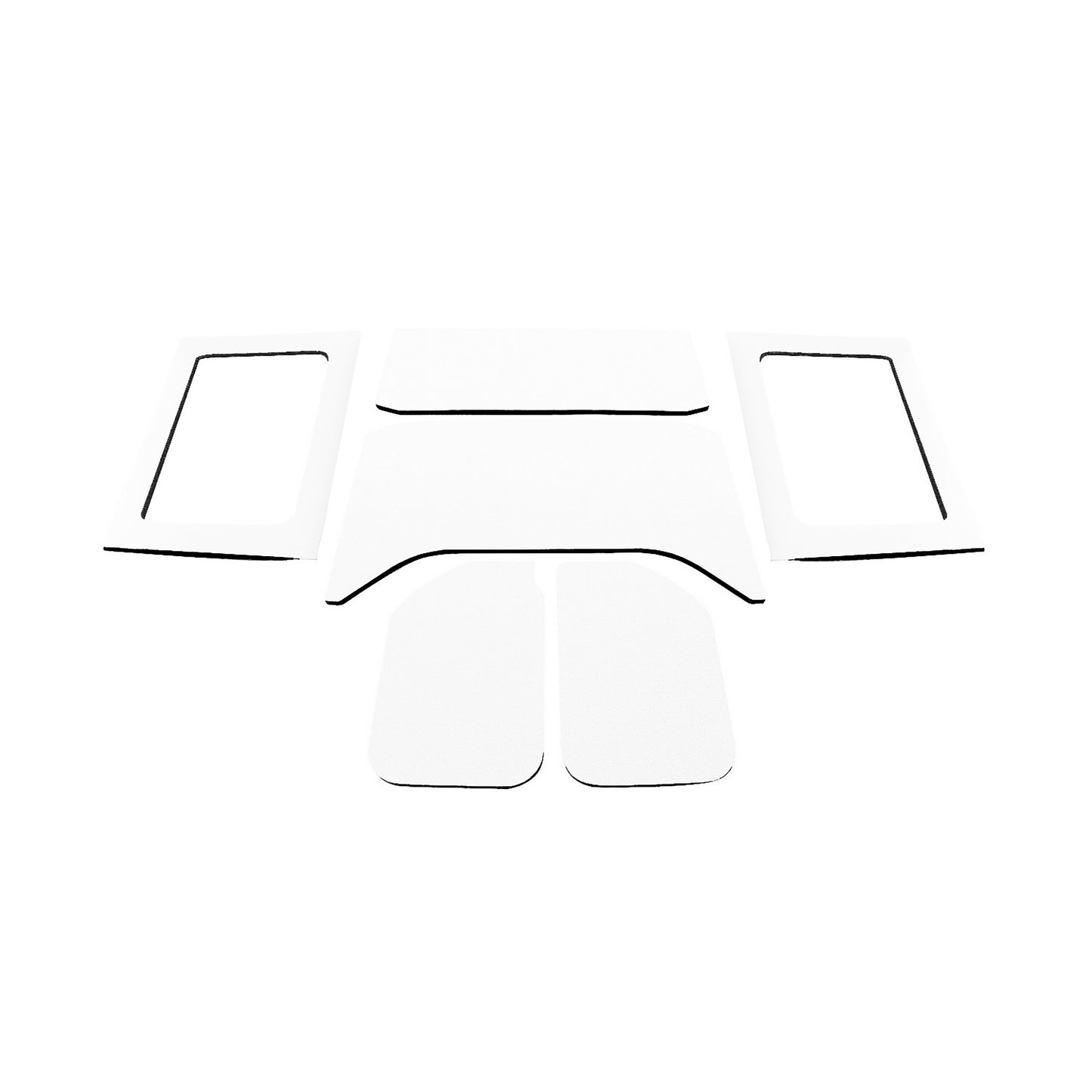 DEI 50292 '11-'18 Wrangler JK 4-Door White Original Finish Complete Headliner Kit 050292