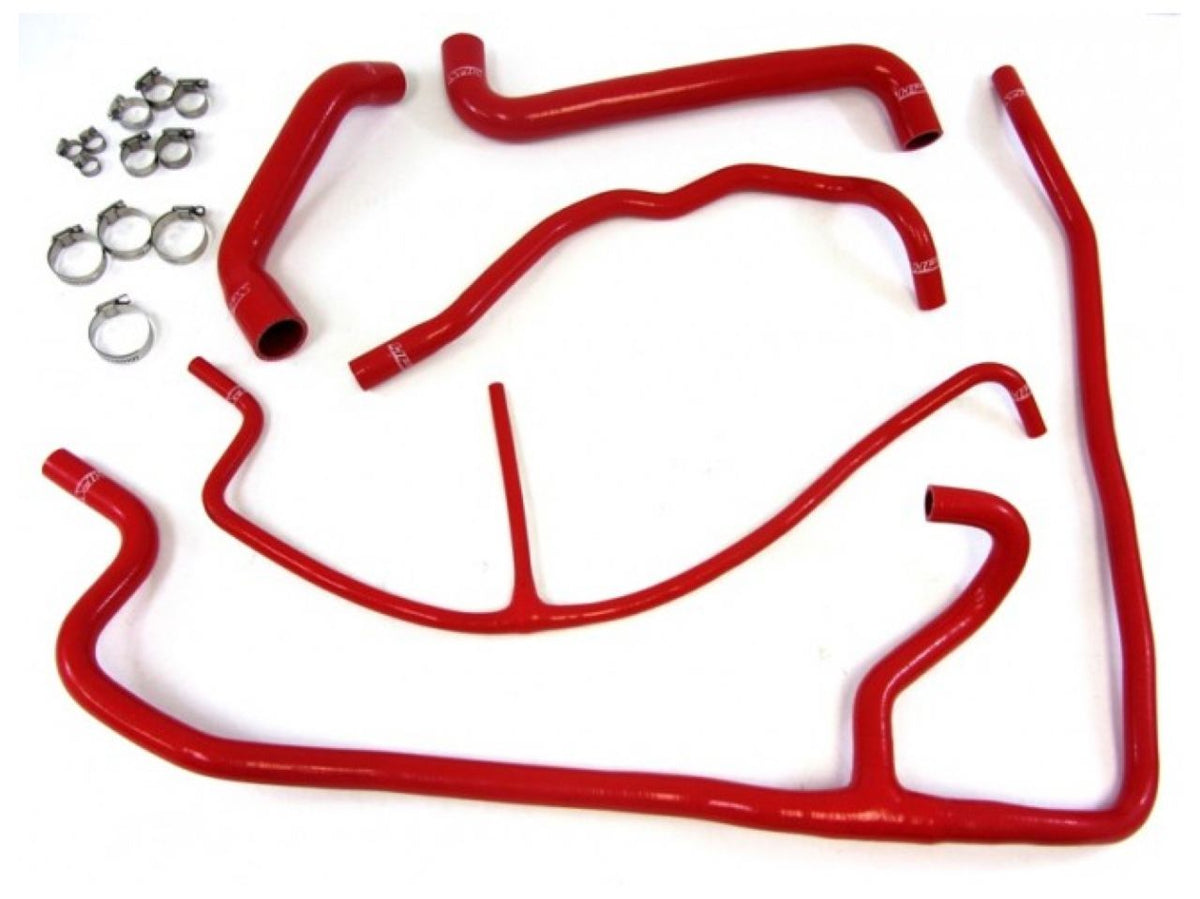 HPS Performance HPS Reinforced Red Silicone Radiator + Heater Hose Kit Coolant Chevy 06-08 Corvette 7.0L LS7 V8 Z06 Non-Supercharged