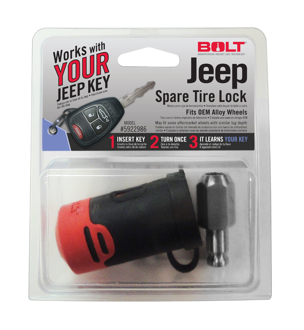 BOLT Spare Tire Lock (Jeep)