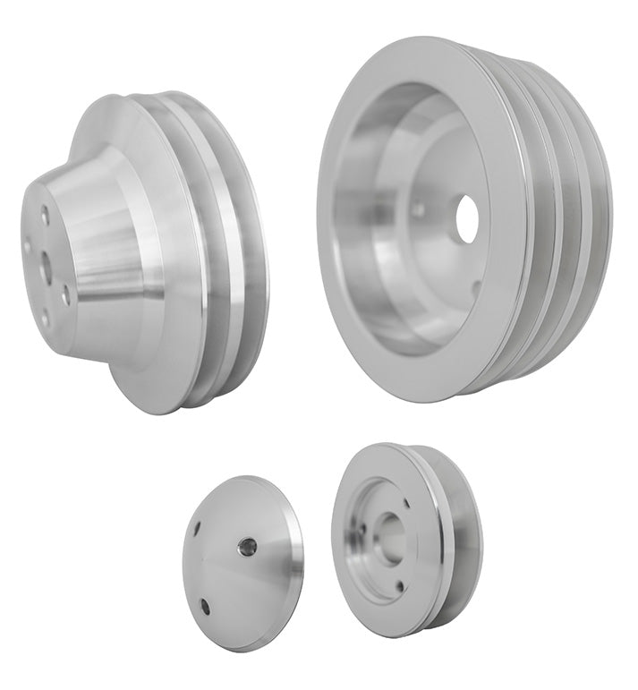 Small Block Chevy Pulley Kit - LWP - 3V