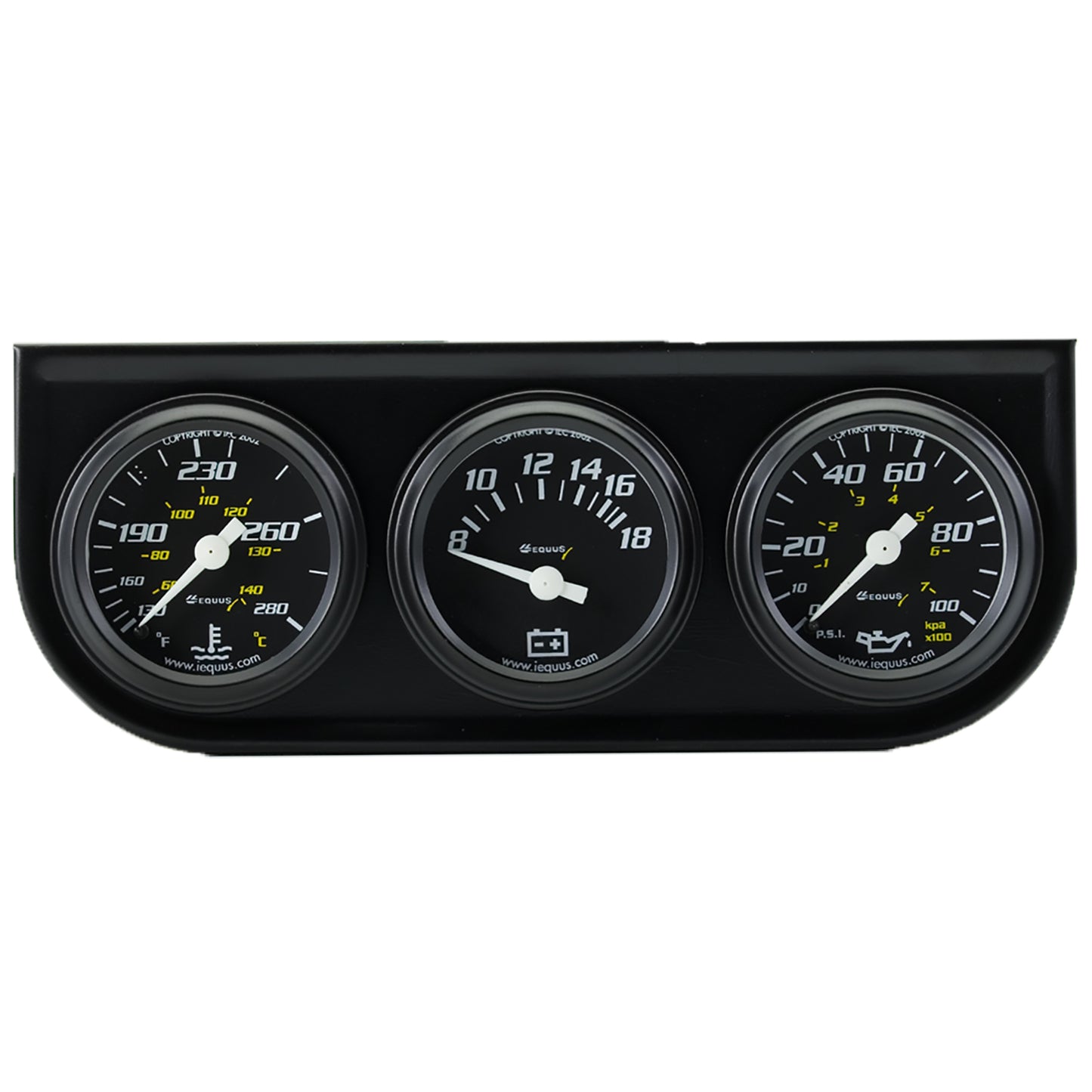 1-1/2 In. Volt Triple Gauge Kit
