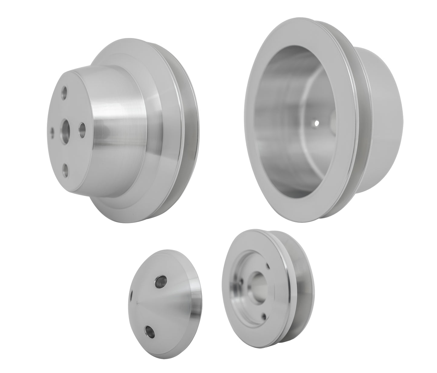 Small Block Chevy High Flow Pulley Kit - LWP - 1V