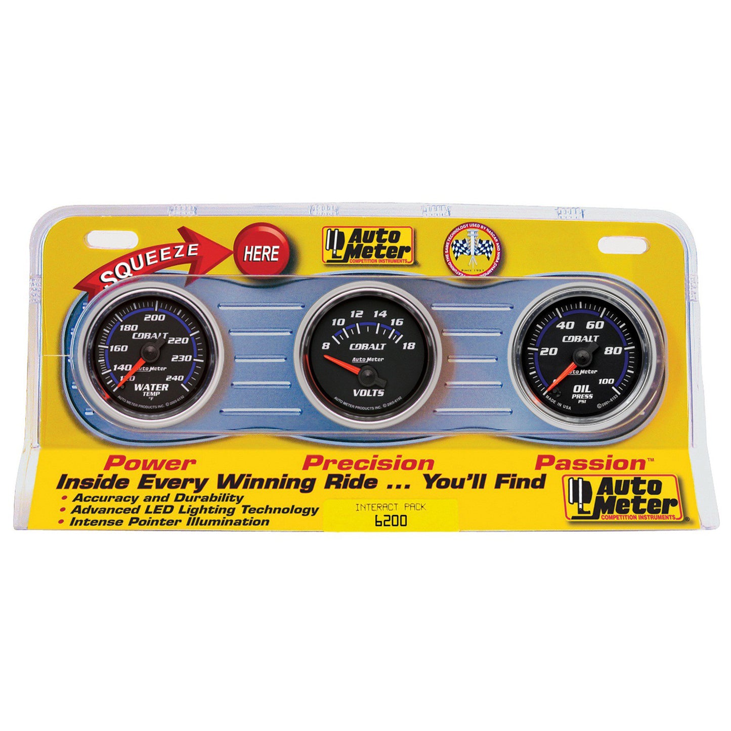 2 In. Volt Triple Gauge Kit