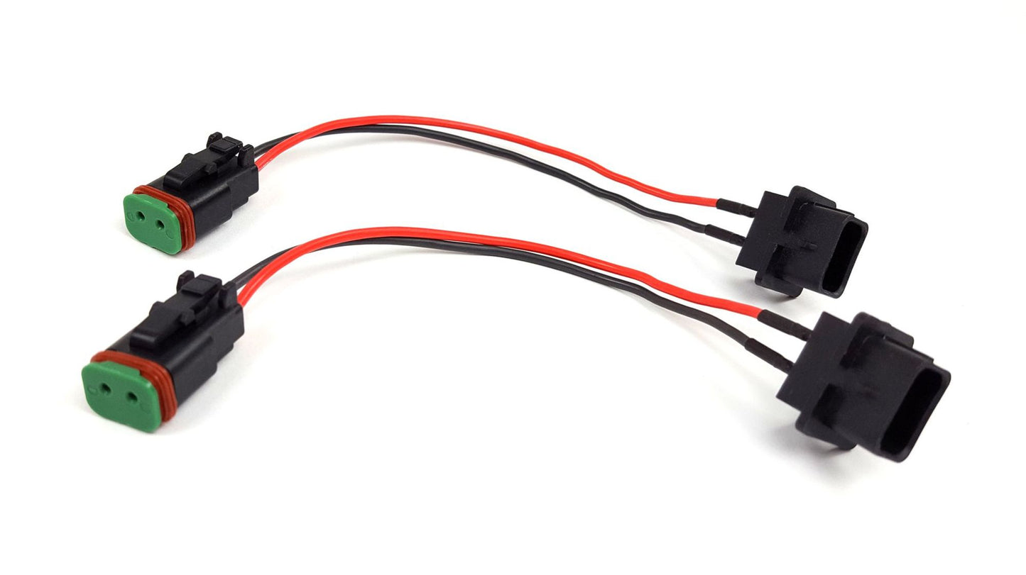 KC HiLITES Jeep JK 10-18 H16 To DT Fog Light Adapters
