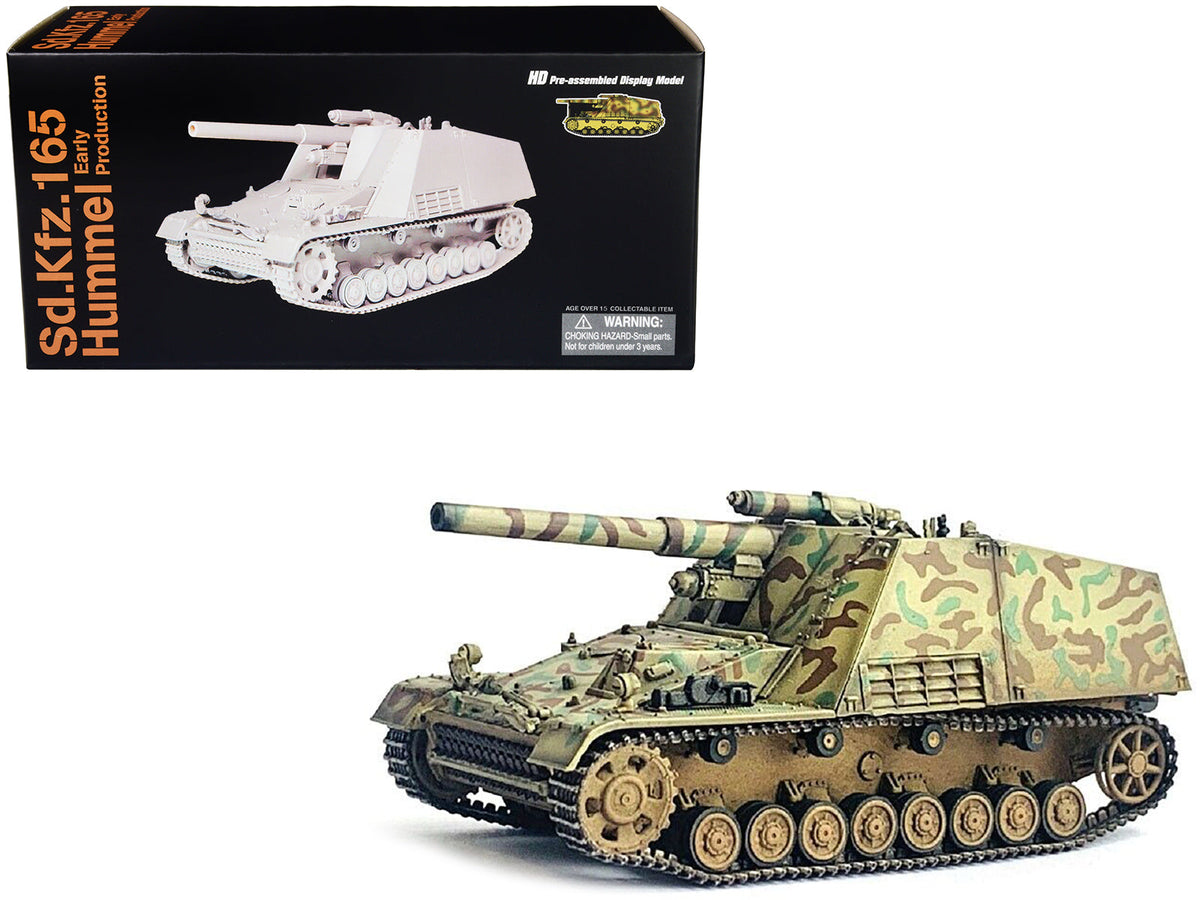 German Sd.Kfz.165 Hummel Self-Propelled Gun V1 "Early Production German Army" "NEO Dragon Armor" Series 1/72 Plastic Model by Dragon Models free shipping USA