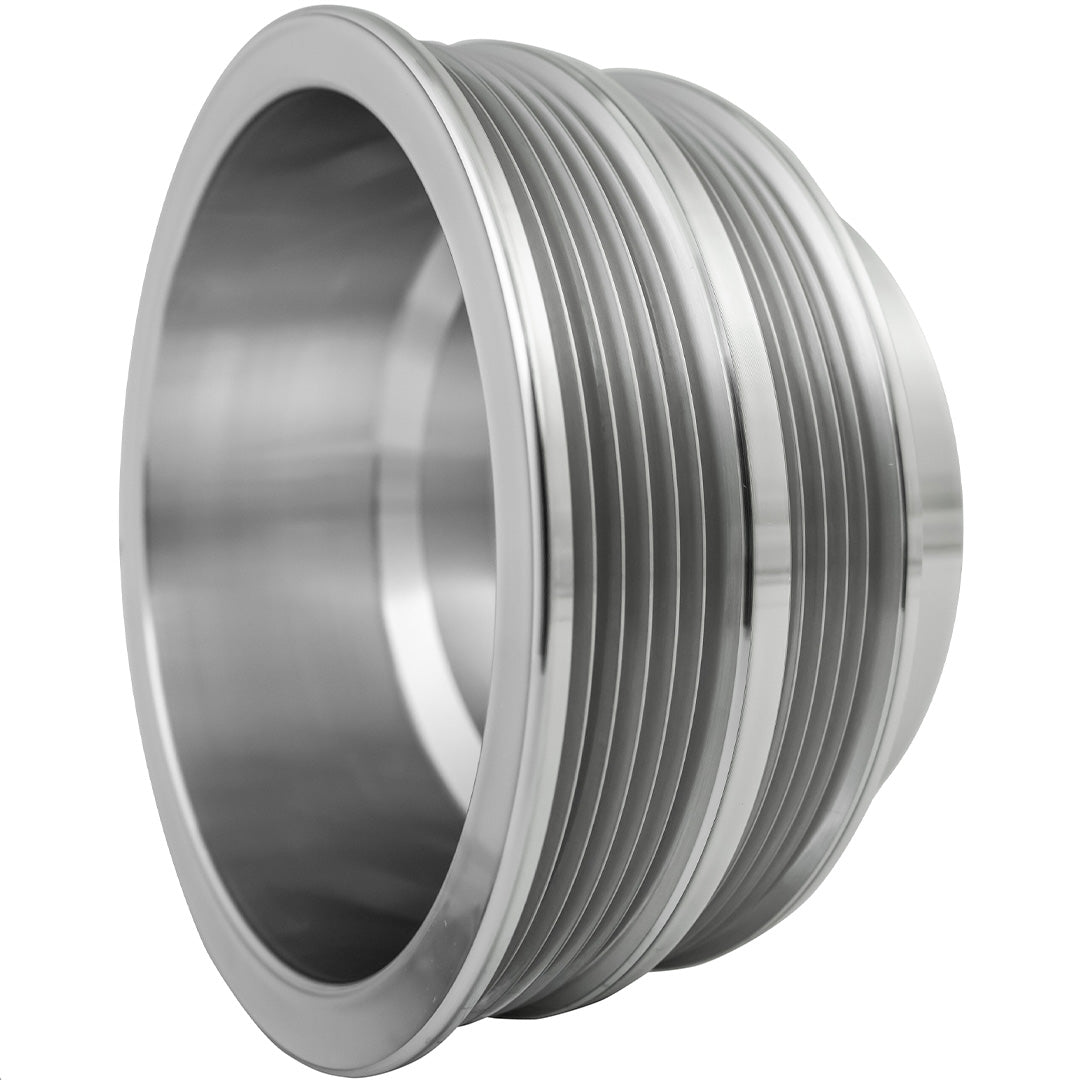 Small Block Chevy Serpentine Crankshaft Pulley - 2V - 5 & 6 Rib
