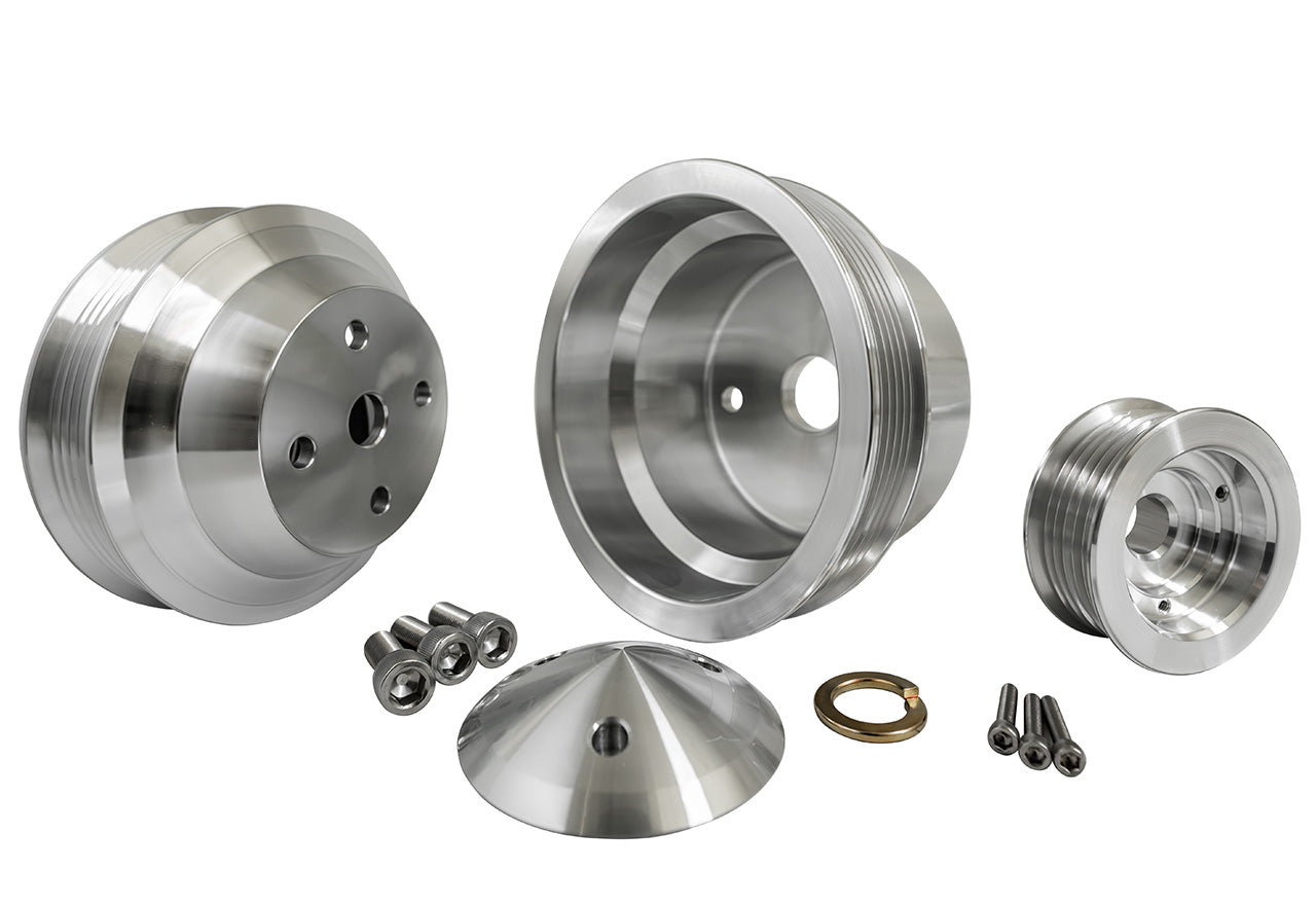 Small Block Chevy Serpentine Pulley Kit - LWP