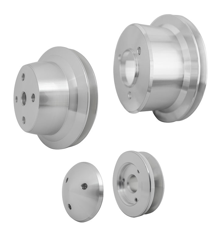 Big Block Chevy High Flow V-Belt Pulley Kit - 1V - LWP