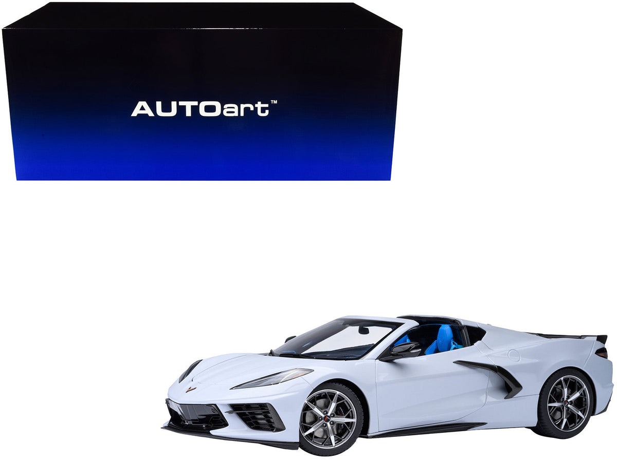 2020 Chevrolet Corvette C8 Stingray Ceramic Matrix Gray Metallic 1/18 Model Car by Autoart free shipping USA
