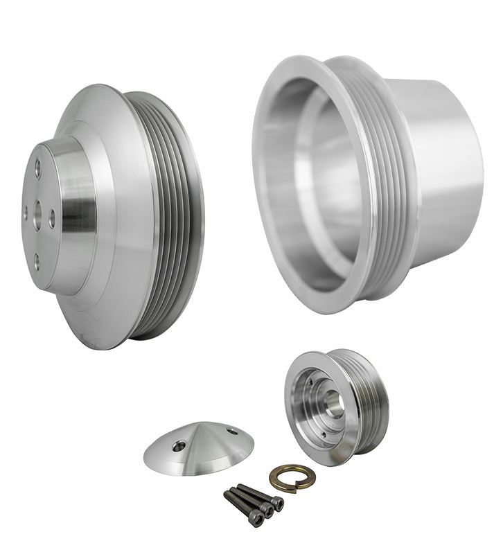 Big Block Chevy Serpentine Pulley Kit - LWP - 1V
