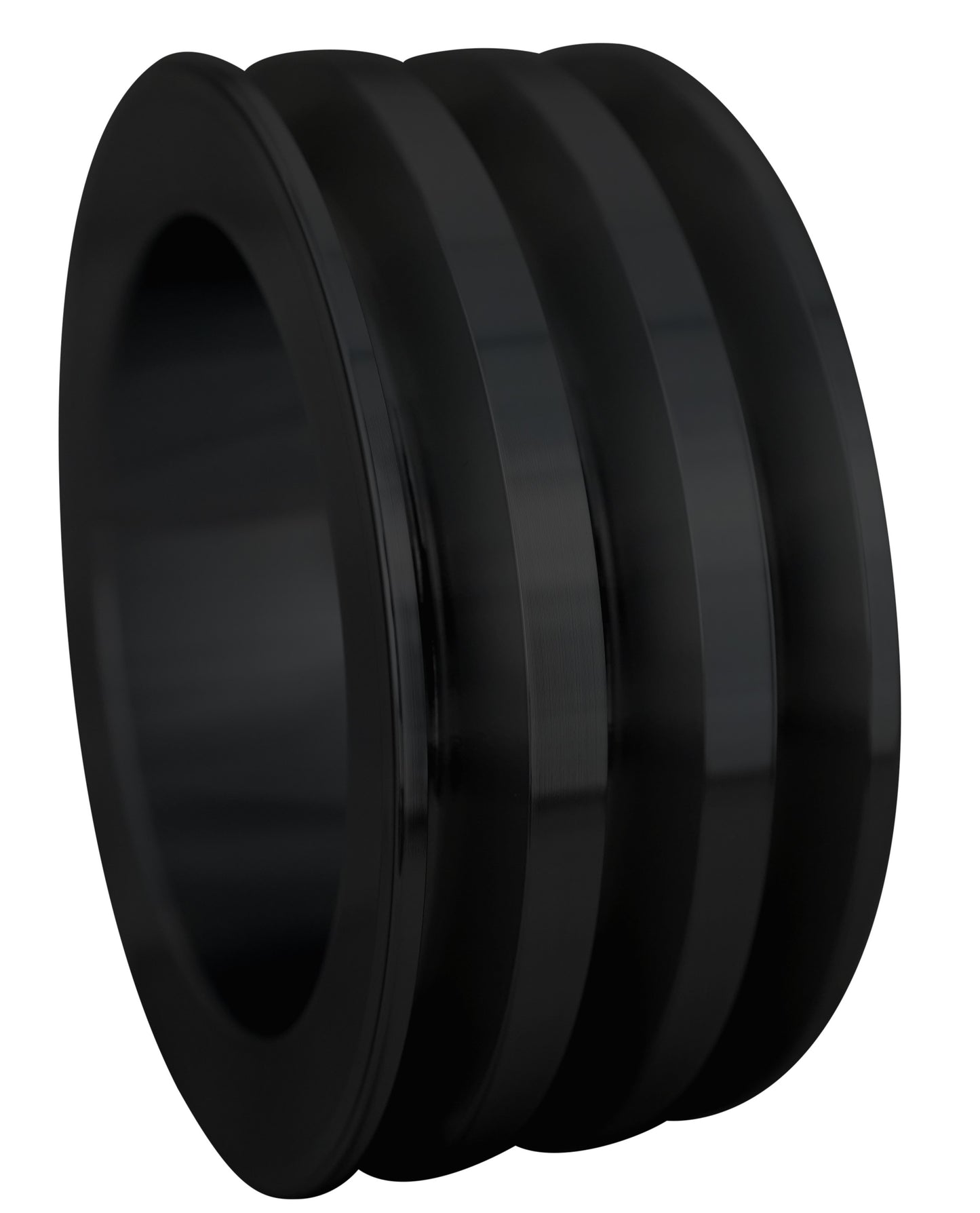 Big Block Chevy V-Belt Crankshaft Pulley - SWP - 3V - Black