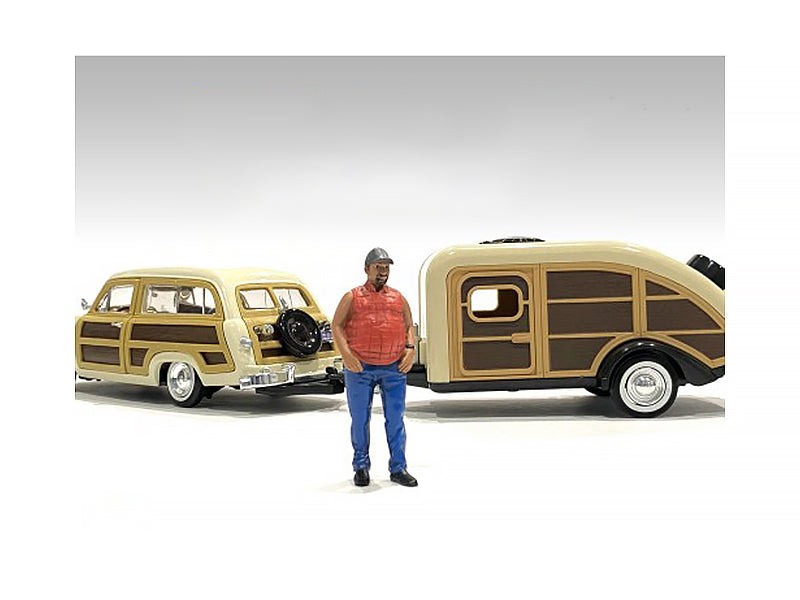 "Campers" Figure 1 for 1/24 Scale Models by American Diorama free shipping USA