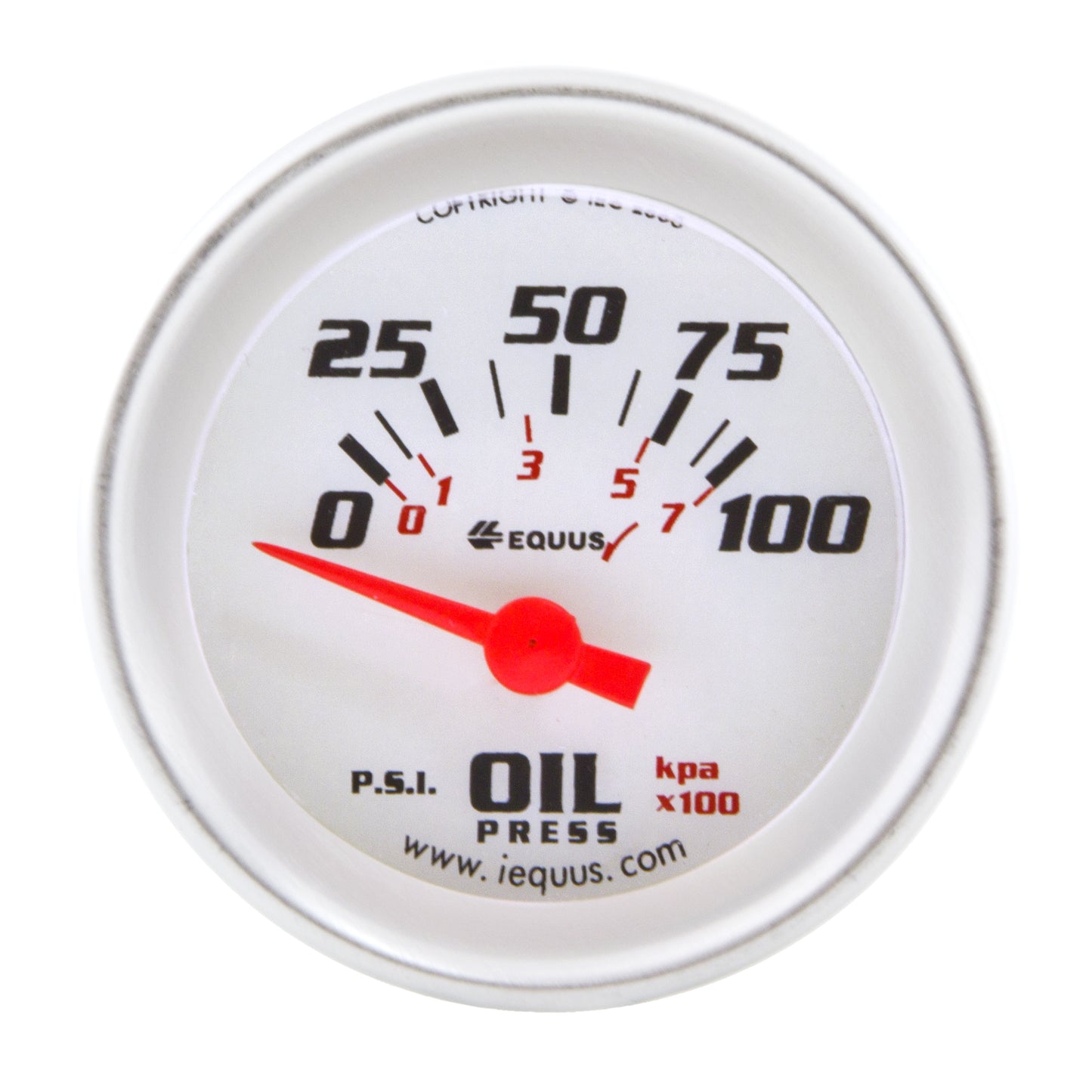 2 In. Electric Oil Pressure Gauge