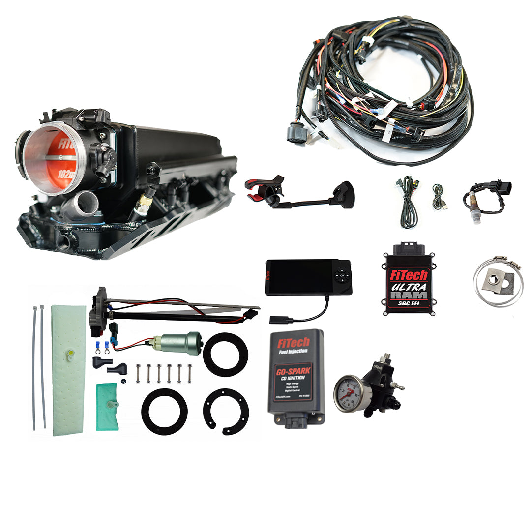 Ultra Ram 800 HP Chevy Big Block Rectangle Port EFI System Master Kit
