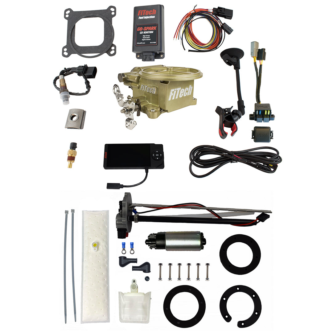 Go EFI 2 Barrel 400 HP Classic Gold EFI System Master Kit
