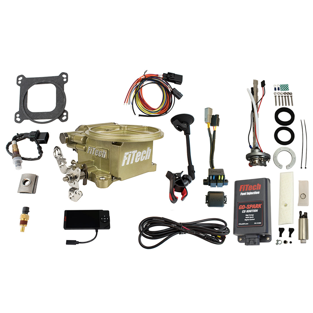 Go EFI 2 Barrel 400 HP Classic Gold EFI System Master Kit