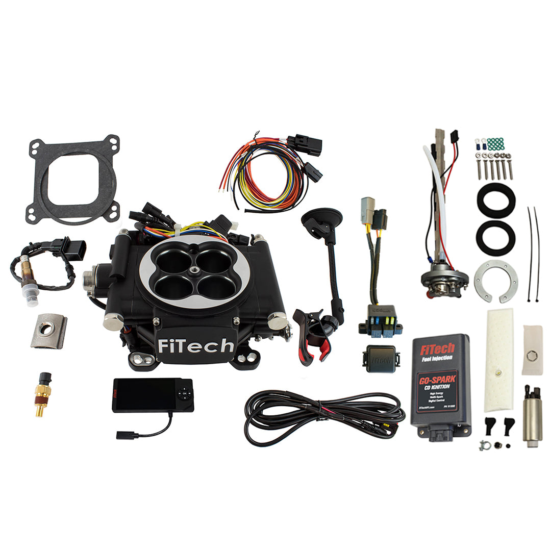 Go EFI 4 600 HP Matte Black EFI System Master Kit