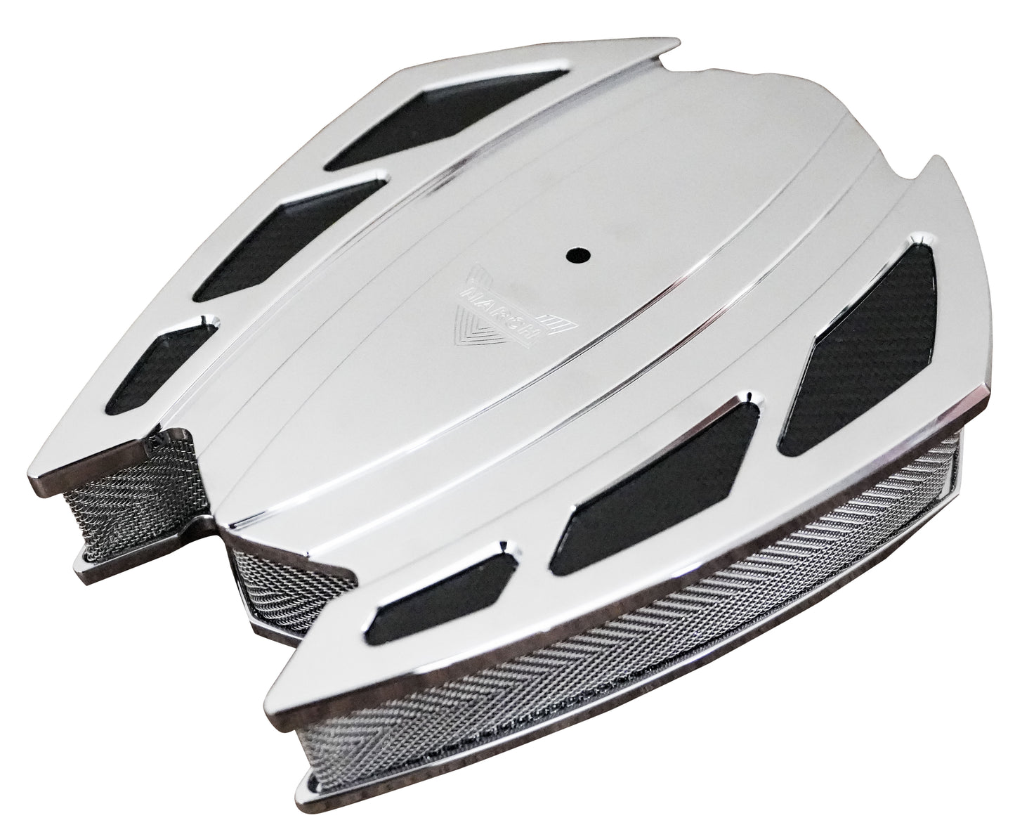 STYLE TRACK XS BILLET AIR CLEANER - CHROME