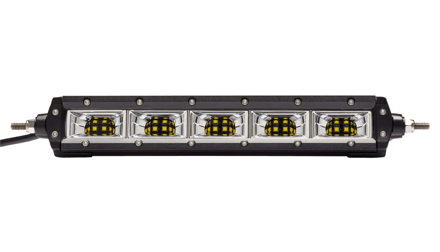 KC Hilites 10 In C-Series LED- 4-Lights - 50W Flood Beam - For M-RACKS