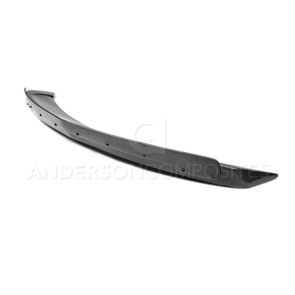 Anderson Composites AC-RS16CHCAM-ST Type-ST Carbon Fiber Rear Spoiler With Wicker Bill For 2016-2021 Chevrolet Camaro (Mounting Points SS Stanchion Spoiler Only)