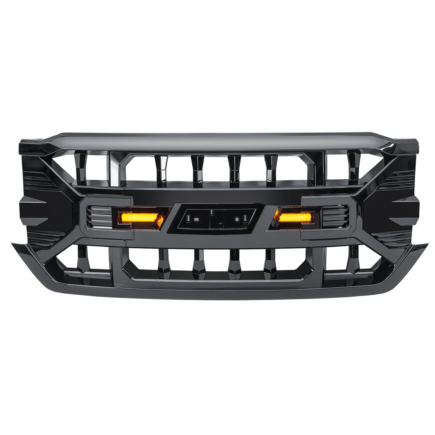 American Modified Armor Grille With Amber Lights And Emblem Base - AMCHCA00122