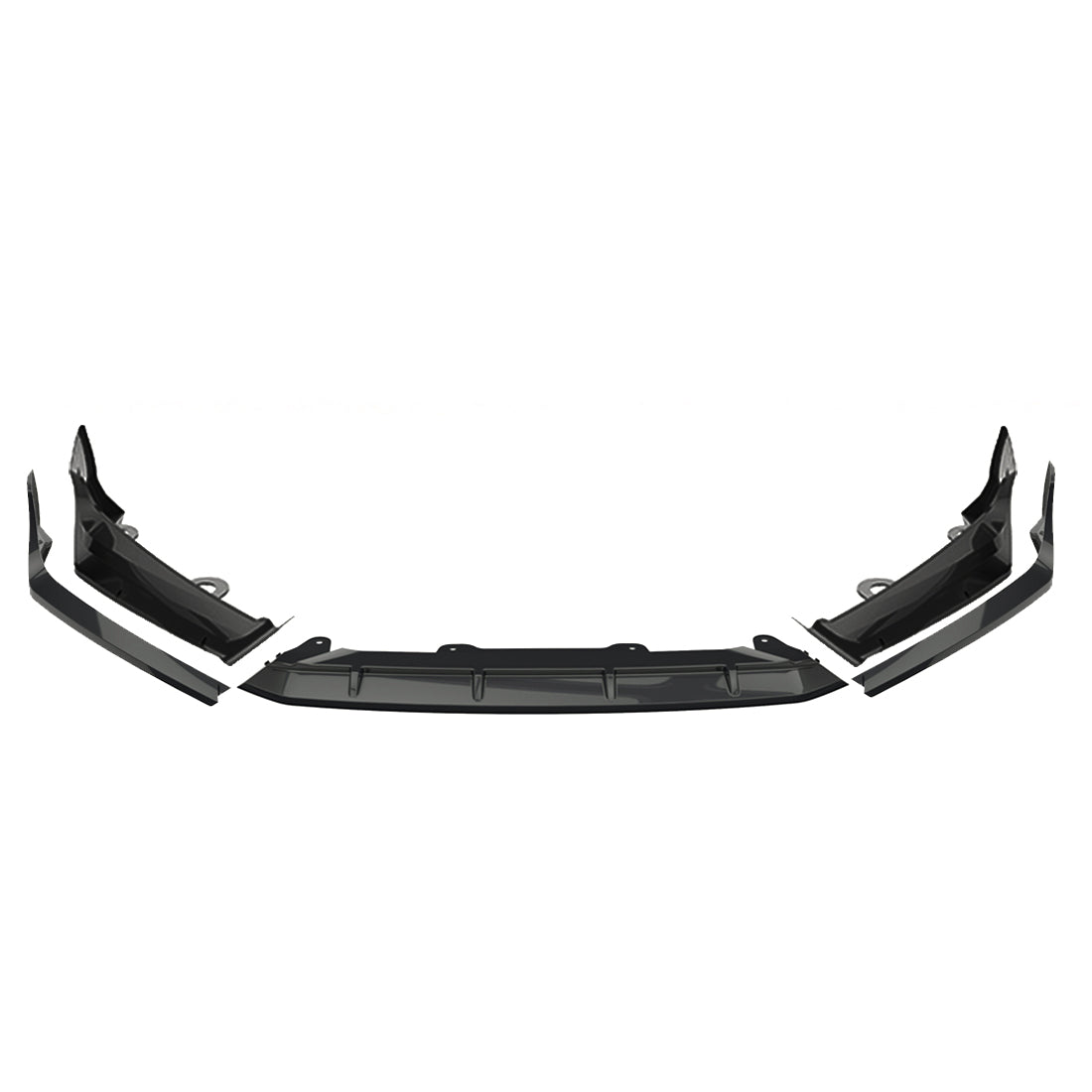 American Modified Aerodynamic Front Lip Spoiler Black - AMHMBA00203