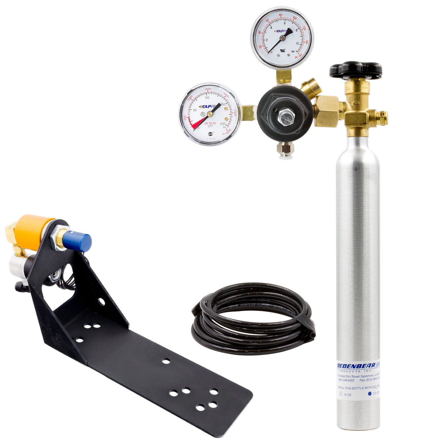 CO2 SHIFTER W/ CO2 BOTTLE KIT FOR USE WITH 2 SPEED PRO-STICK/HURST QUARTERSTICK