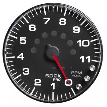 Spek-Pro 5in Tach w/ Shift Light & Peak Mem. - P239328