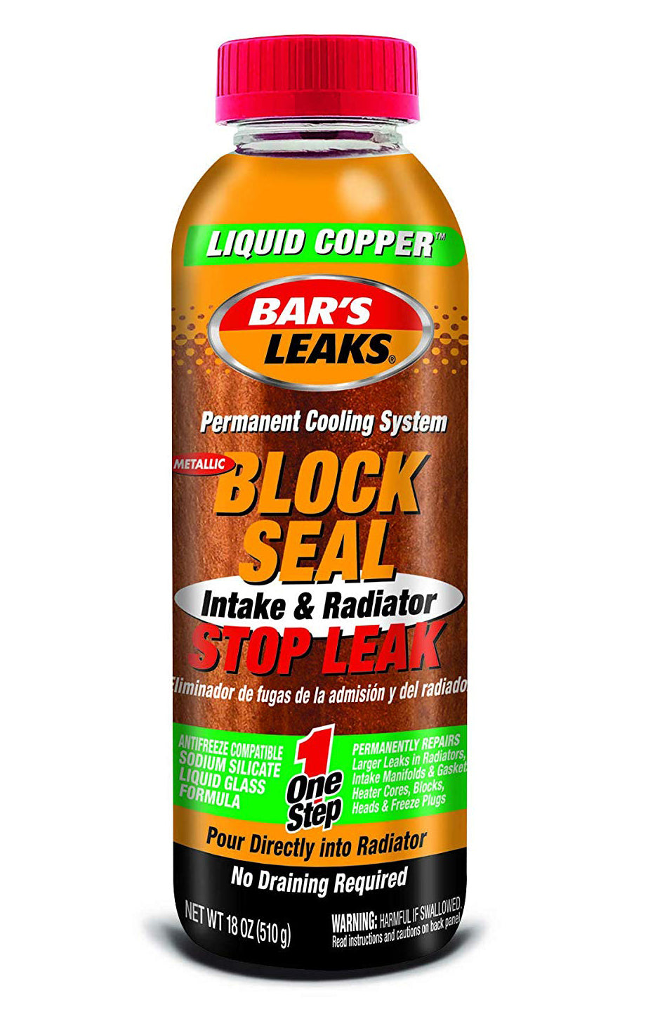 Bar's Leak Block Seal Intake & Rad Stop Leak - 1109