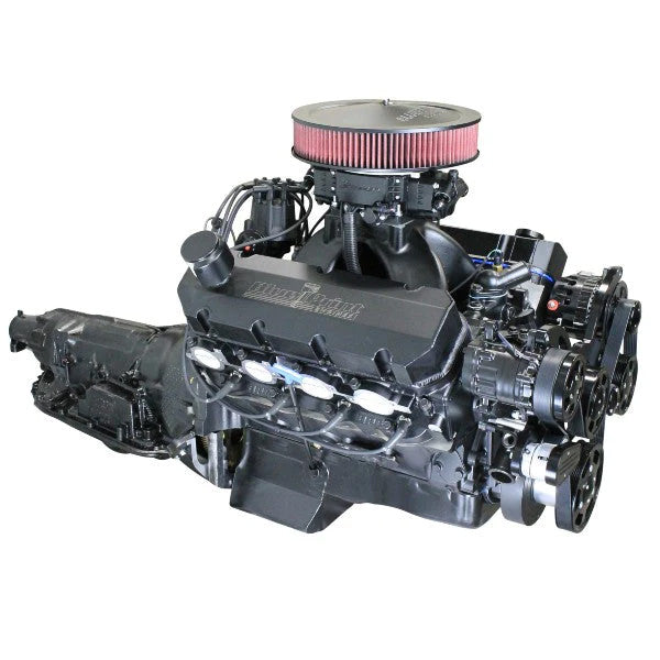 BluePrint Engines GM Big Block Compatible 632 C.I. Blackout Edition - 4L80E Automatic Transmission - Black Pulley Kit - Fuel Injected