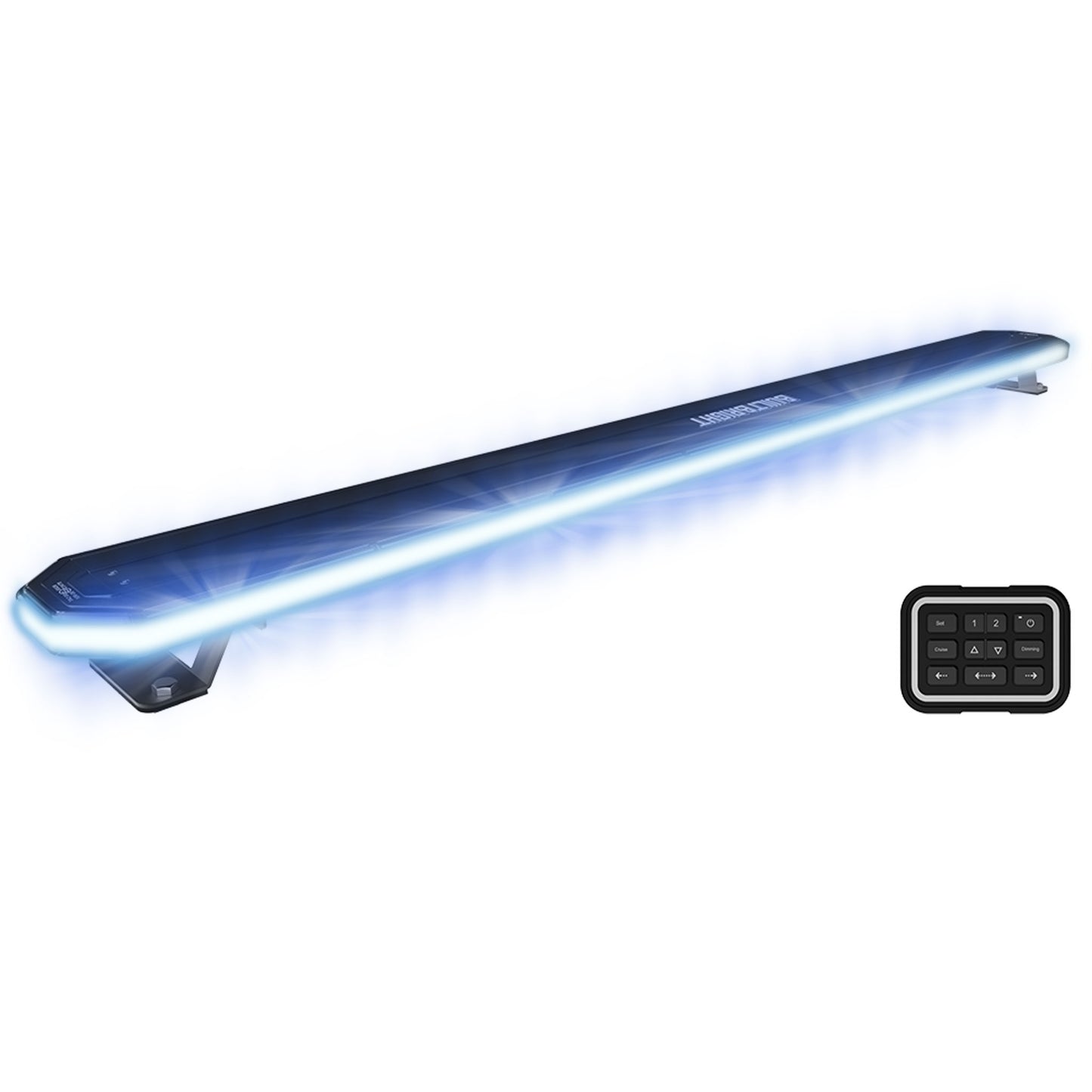 BUILTBRIGHT BB6105C Work Bar Strobe 51 - 51" LED Strobe Light Bar Amber/Blue (1 EA)