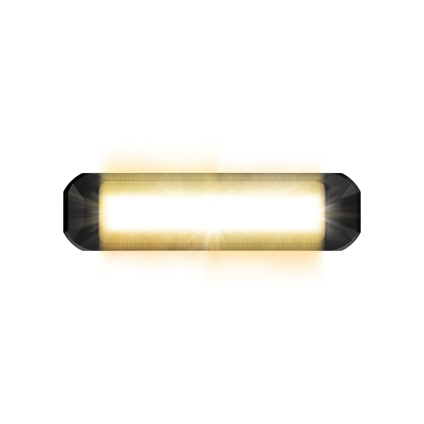 BUILTBRIGHT BB6110A Work Bar Strobe 4 Slim - 4" Low-Profile LED Strobe Light Amber (1 EA)