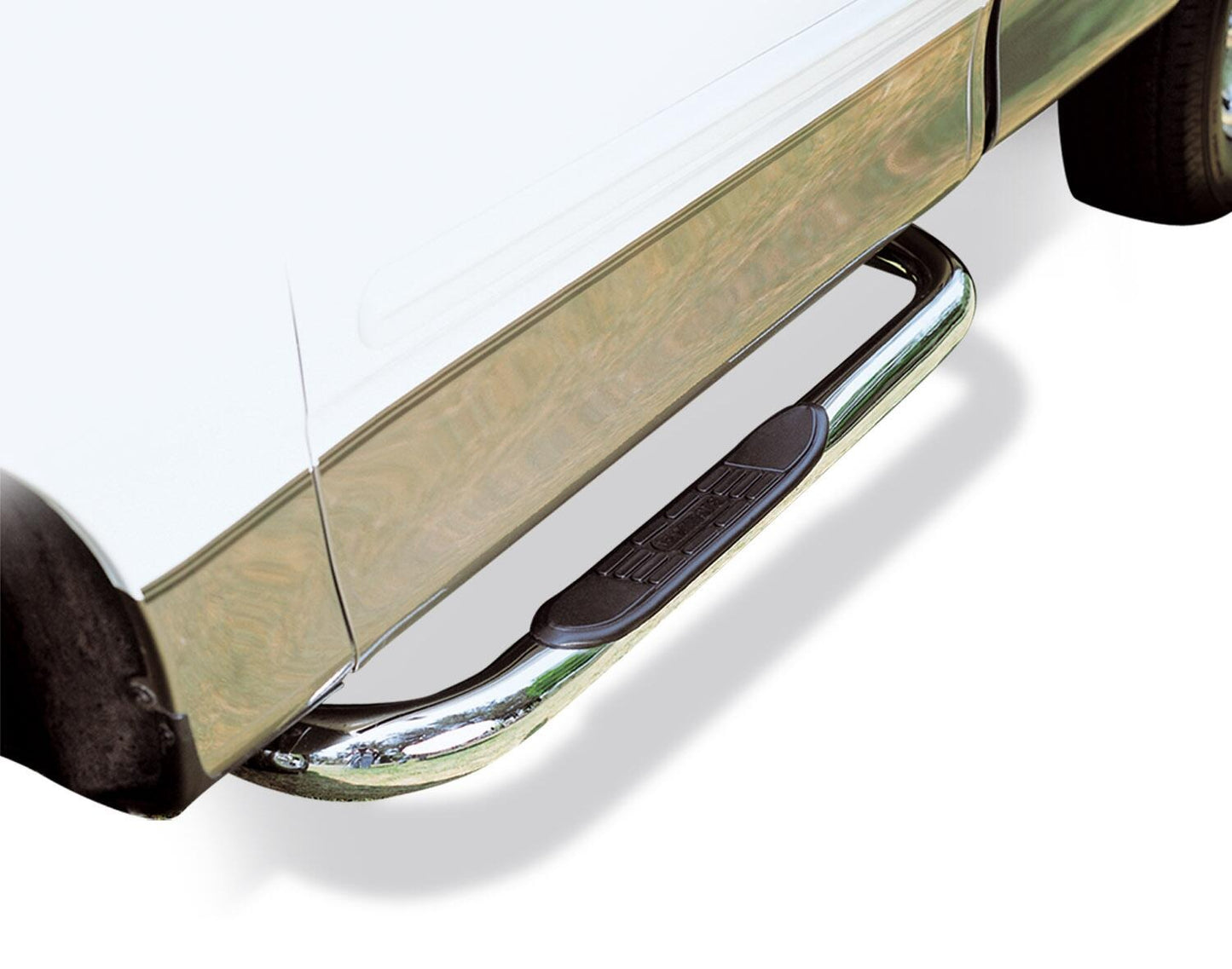 Big Country Truck Accessories - 370124 - 3in Round Classic Side Bars