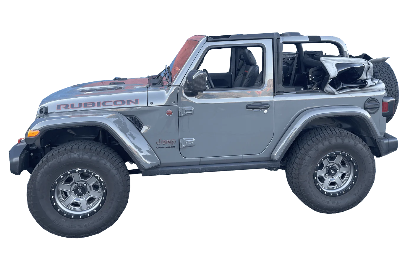 ETop Jeep 2018-26 Wrangler JL; 2-Door (Squareback; Black)