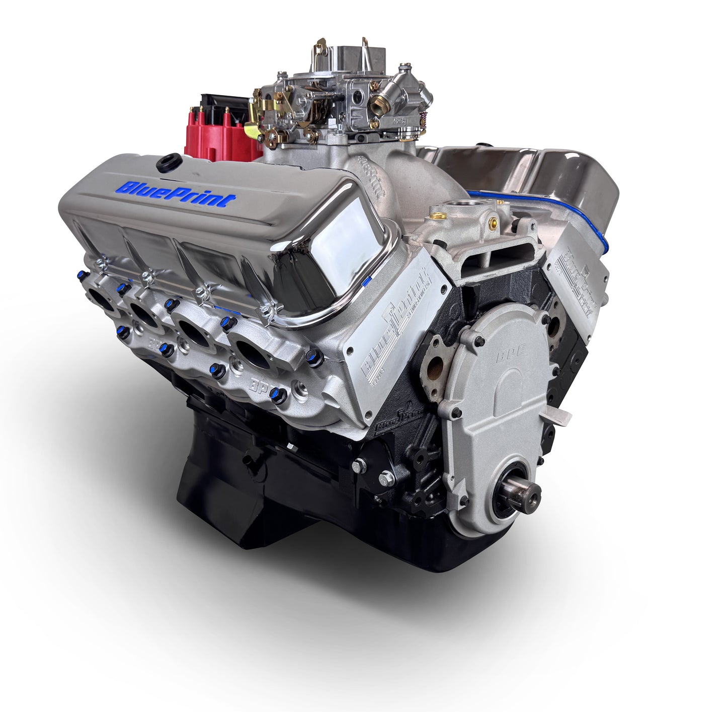 BluePrint Engines GM Small Block Compatible 496 C.I. Base Dressed - Carbureted