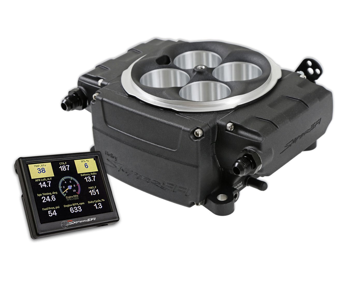 HOLLEY SNIPER EFI - SELF-TUNING KIT - BLACK FINISH