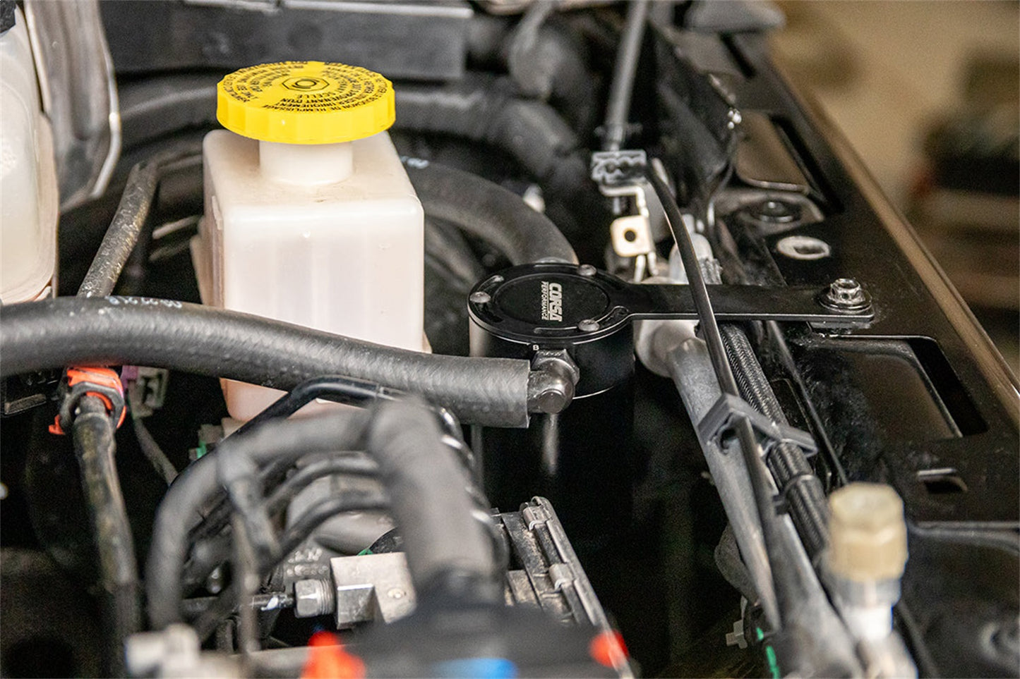 CORSA Performance 3 Oz. Aluminum Oil Catch Can With Mounting Bracket