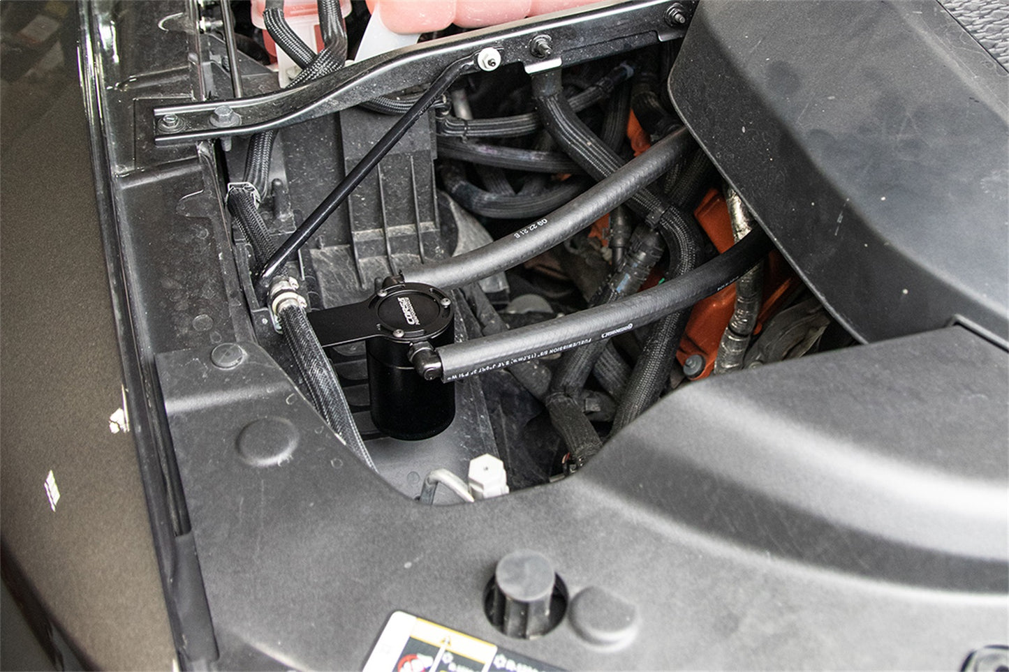 CORSA Performance 3 Oz. Aluminum Oil Catch Can With Mounting Bracket