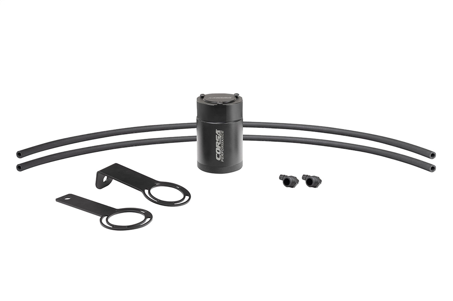CORSA Performance 3/8in. Universal 3 Oz. Aluminum Oil Catch Can With Mounting Br