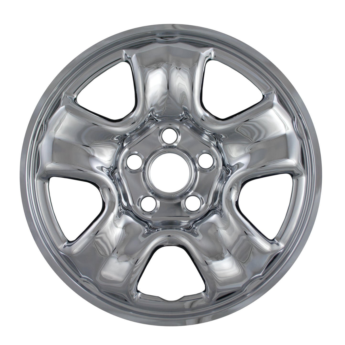 Coast To Coast Wheel Cover 16 Inch 5 Spoke Chrome Set Of 4 Steel