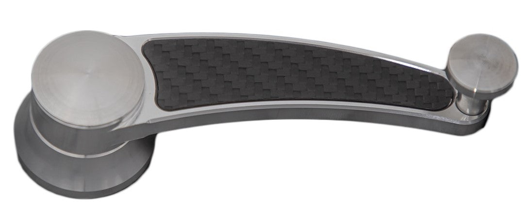 Window Crank; 1970-74 MOPAR; Carbon Fiber; Polished