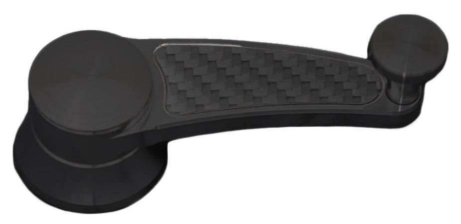 Quarter Window Crank; 1970-74 MOPAR; Carbon Fiber; Black