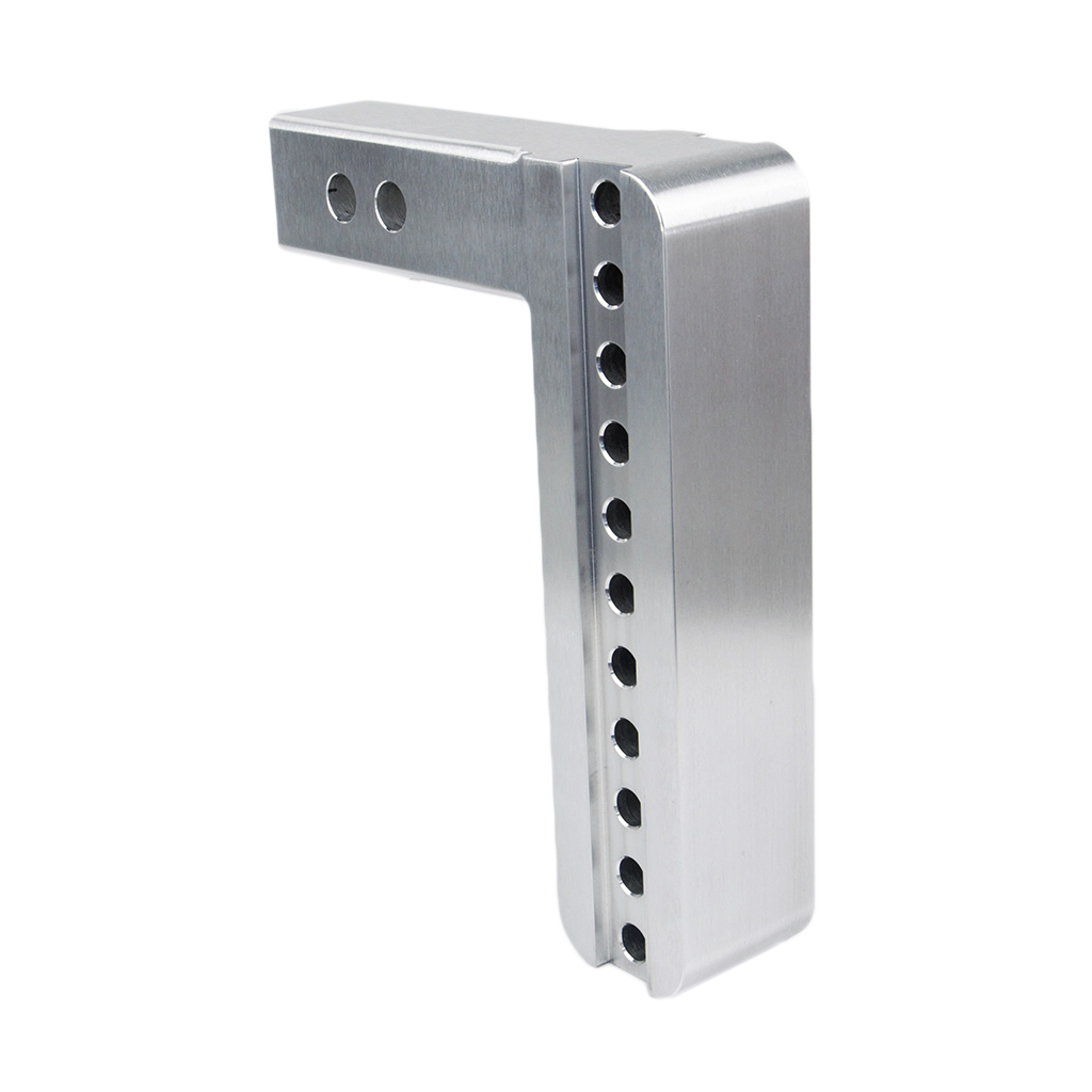 Weigh Safe Aluminum Draw Bar 8" Drop 2" Shank