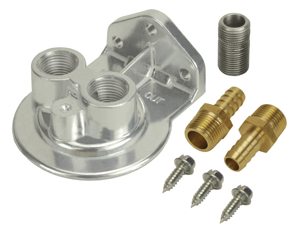 Single Mount Oil Filter Mount Ports Up - 13005