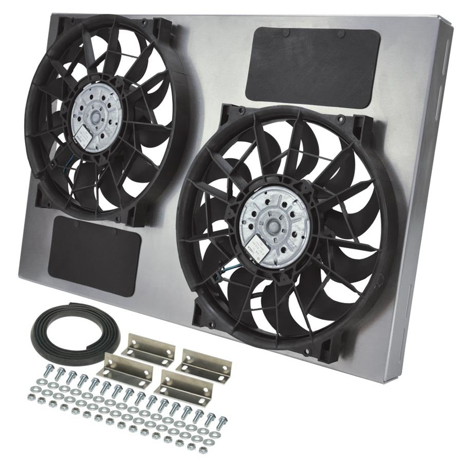 Dual Radiator Fan Shroud Assembly - 16842